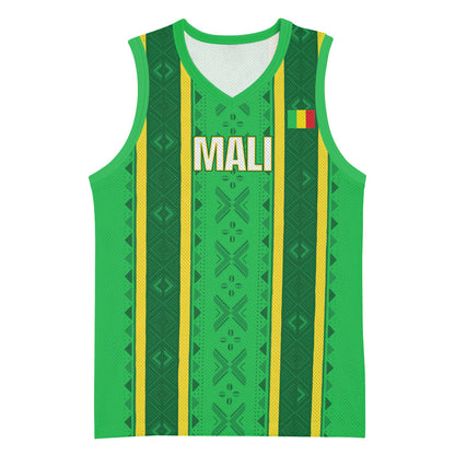 Mali Basketball Custom Basketball Jersey Mud Cloth Bogolan Pattern