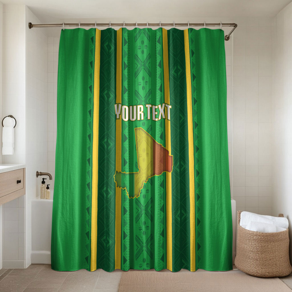 Mali Basketball Custom Bathroom Set Mud Cloth Bogolan Pattern