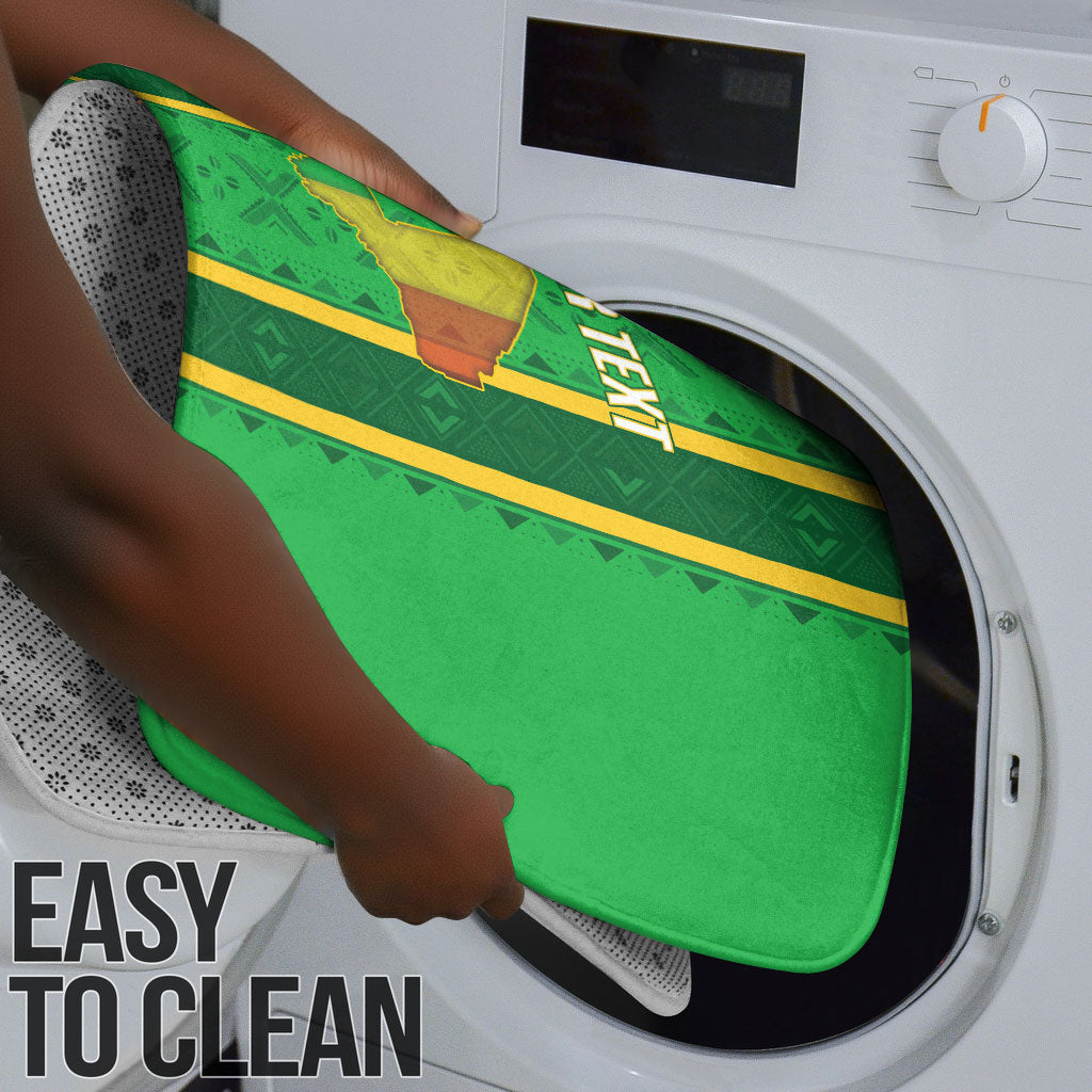 Mali Basketball Custom Bathroom Set Mud Cloth Bogolan Pattern