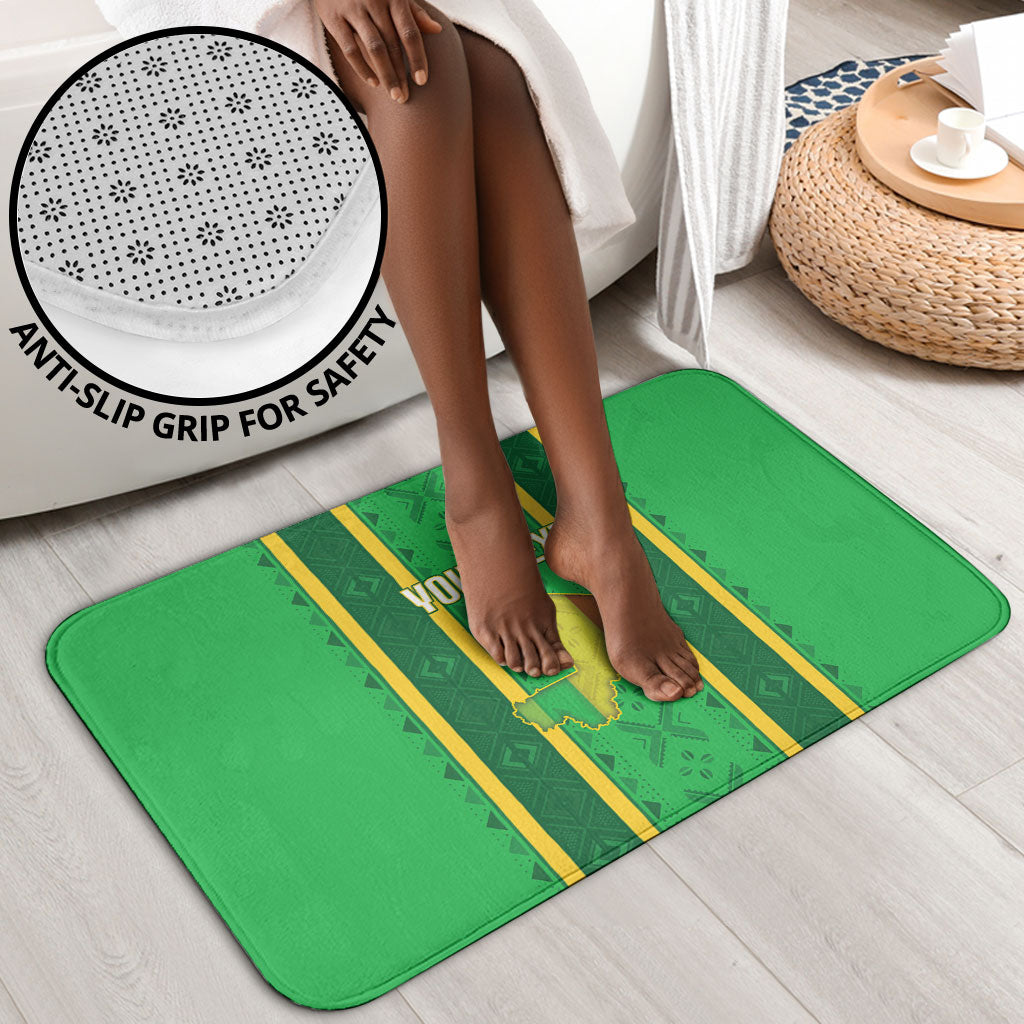Mali Basketball Custom Bathroom Set Mud Cloth Bogolan Pattern