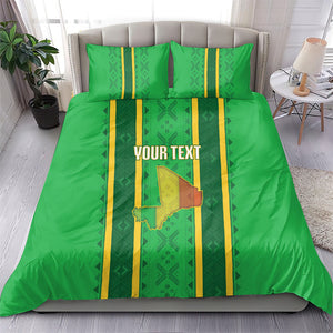 Mali Basketball Custom Bedding Set Mud Cloth Bogolan Pattern