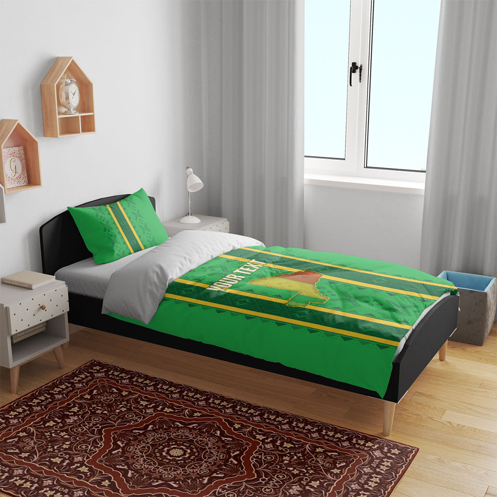 Mali Basketball Custom Bedding Set Mud Cloth Bogolan Pattern