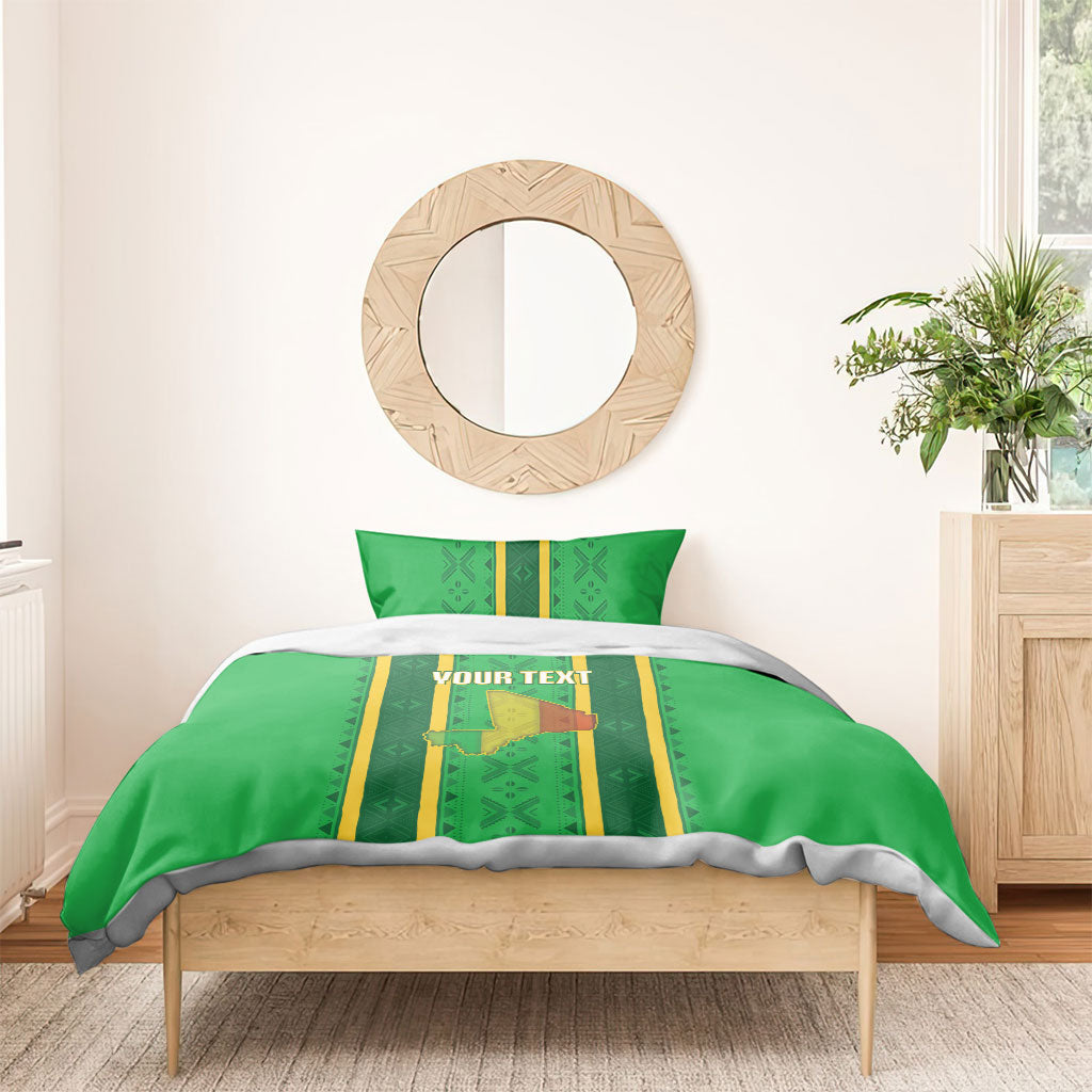 Mali Basketball Custom Bedding Set Mud Cloth Bogolan Pattern