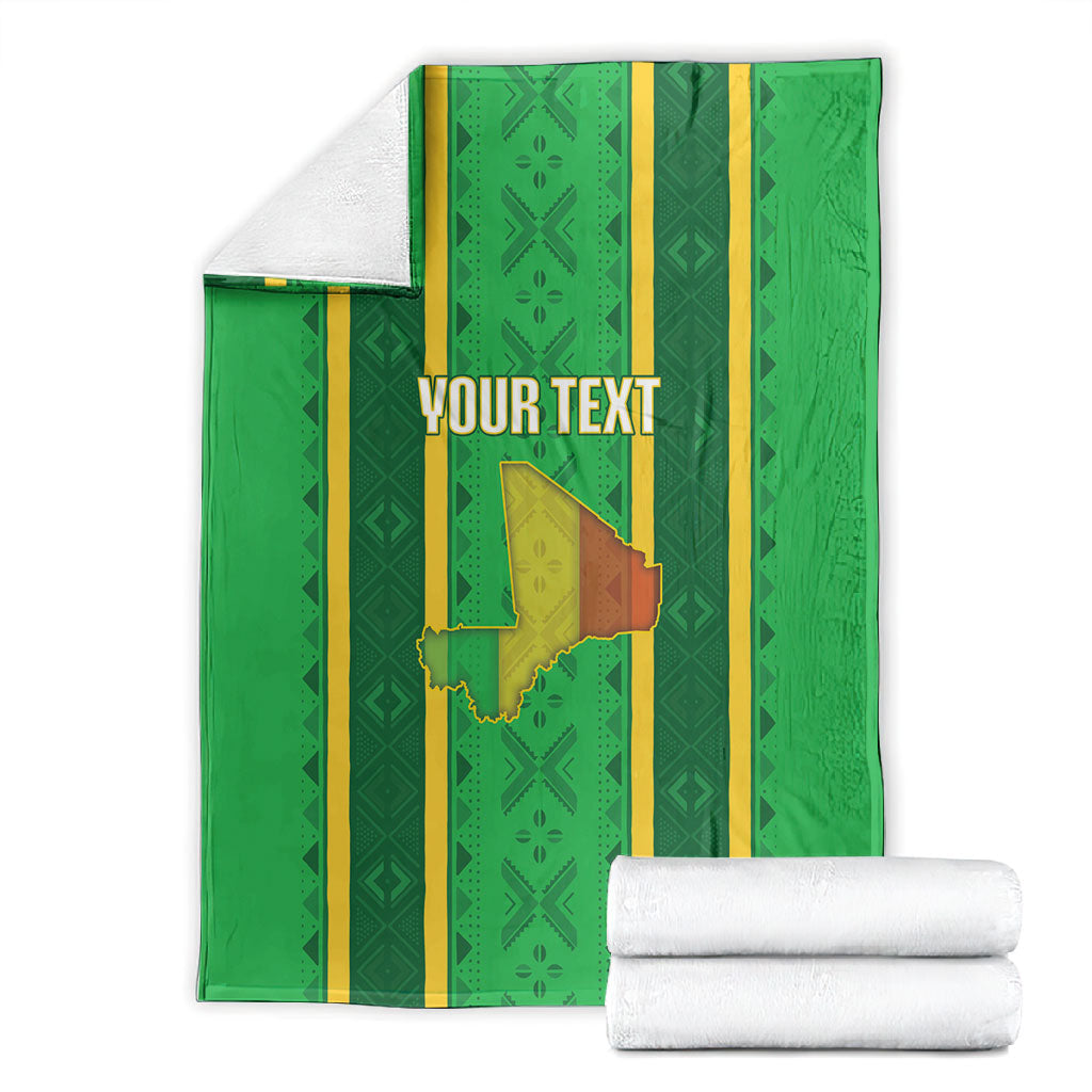 Mali Basketball Custom Blanket Mud Cloth Bogolan Pattern