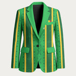Mali Basketball Custom Blazer Mud Cloth Bogolan Pattern