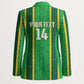 Mali Basketball Custom Blazer Mud Cloth Bogolan Pattern