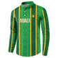 Mali Basketball Custom Button Sweatshirt Mud Cloth Bogolan Pattern