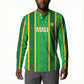 Mali Basketball Custom Button Sweatshirt Mud Cloth Bogolan Pattern
