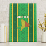 Mali Basketball Custom Canvas Wall Art Mud Cloth Bogolan Pattern