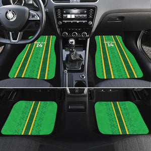 Mali Basketball Custom Car Mats Mud Cloth Bogolan Pattern