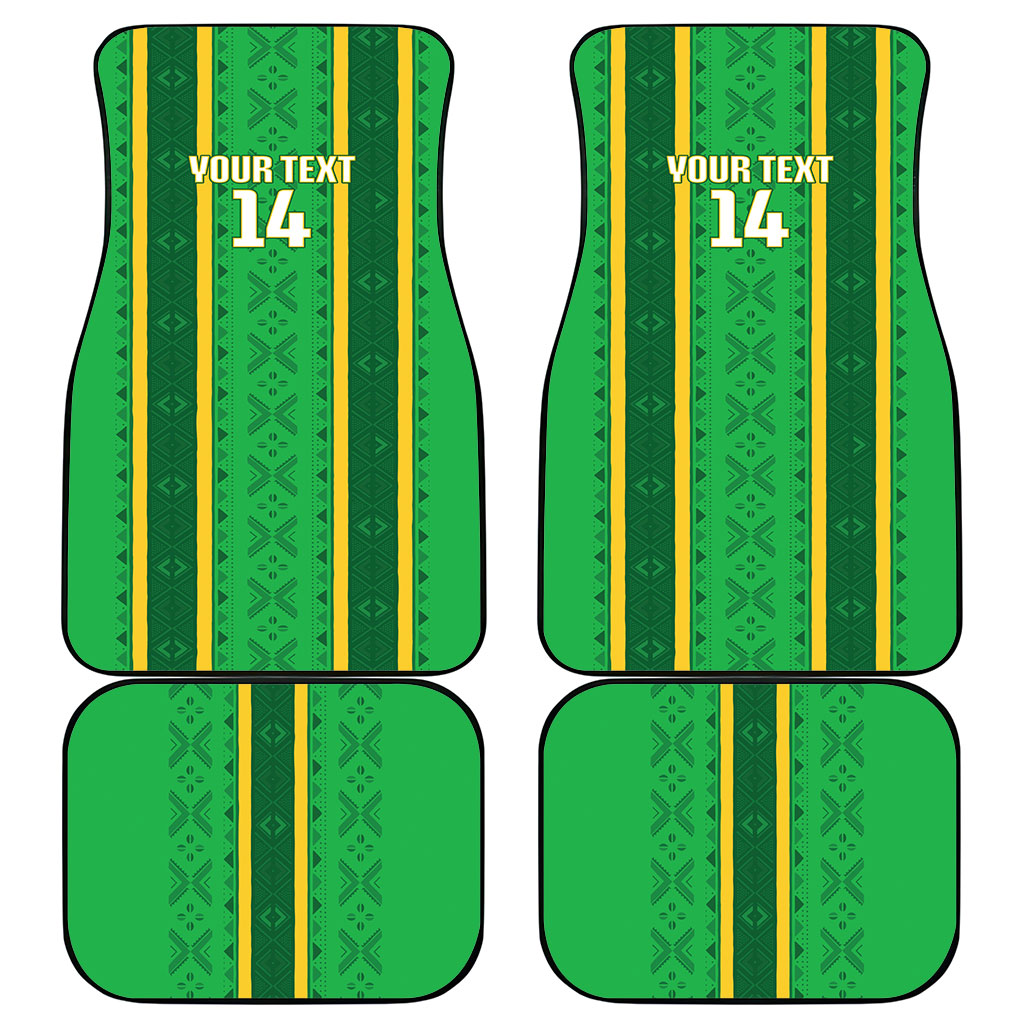 Mali Basketball Custom Car Mats Mud Cloth Bogolan Pattern