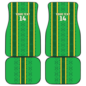 Mali Basketball Custom Car Mats Mud Cloth Bogolan Pattern