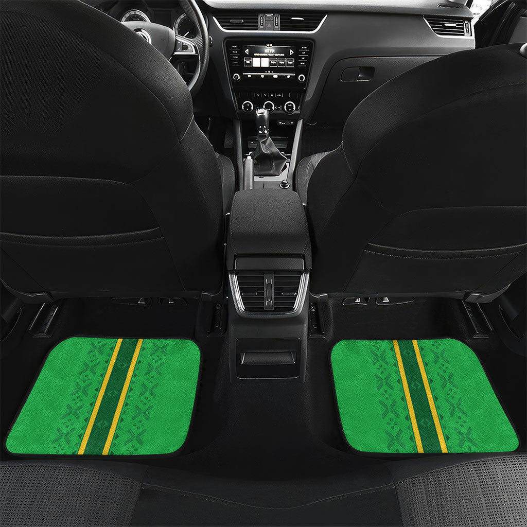 Mali Basketball Custom Car Mats Mud Cloth Bogolan Pattern