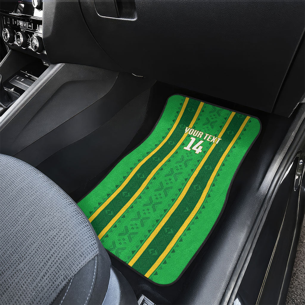 Mali Basketball Custom Car Mats Mud Cloth Bogolan Pattern