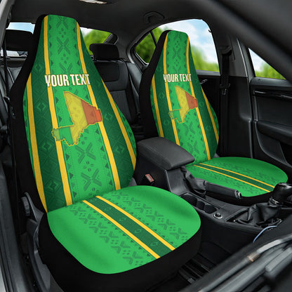 Mali Basketball Custom Car Seat Cover Mud Cloth Bogolan Pattern
