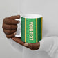 Mali Basketball Custom Ceramic Mug Mud Cloth Bogolan Pattern