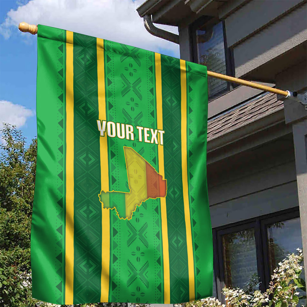 Mali Basketball Custom Garden Flag Mud Cloth Bogolan Pattern