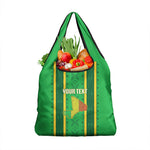 Mali Basketball Custom Grocery Bag Mud Cloth Bogolan Pattern