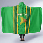Mali Basketball Custom Hooded Blanket Mud Cloth Bogolan Pattern