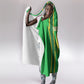 Mali Basketball Custom Hooded Blanket Mud Cloth Bogolan Pattern