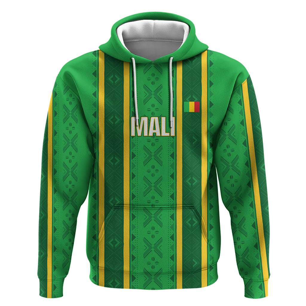 Mali Basketball Custom Hoodie Mud Cloth Bogolan Pattern