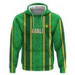 Mali Basketball Custom Hoodie Mud Cloth Bogolan Pattern