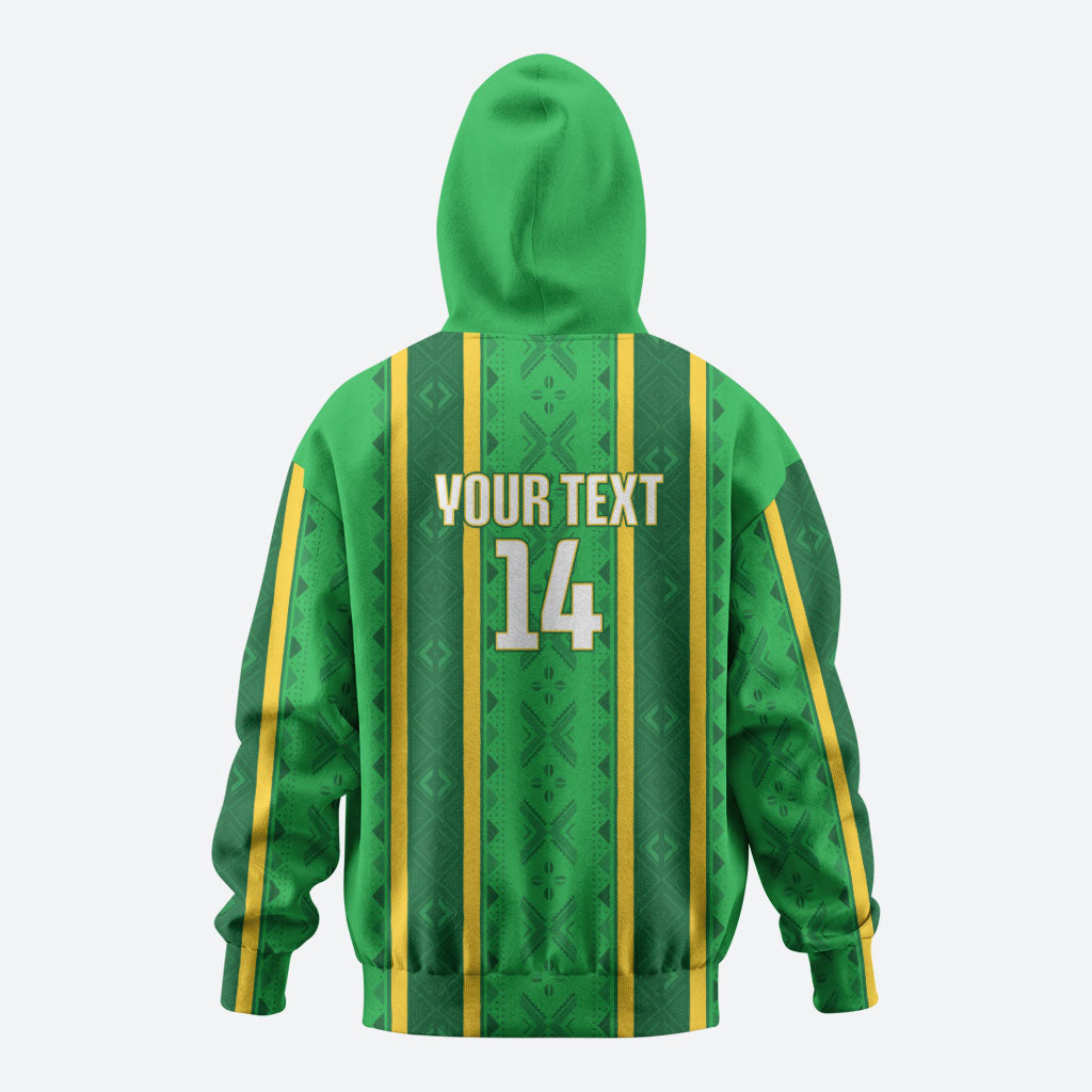Mali Basketball Custom Hoodie Mud Cloth Bogolan Pattern