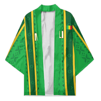 Mali Basketball Custom Kimono Mud Cloth Bogolan Pattern