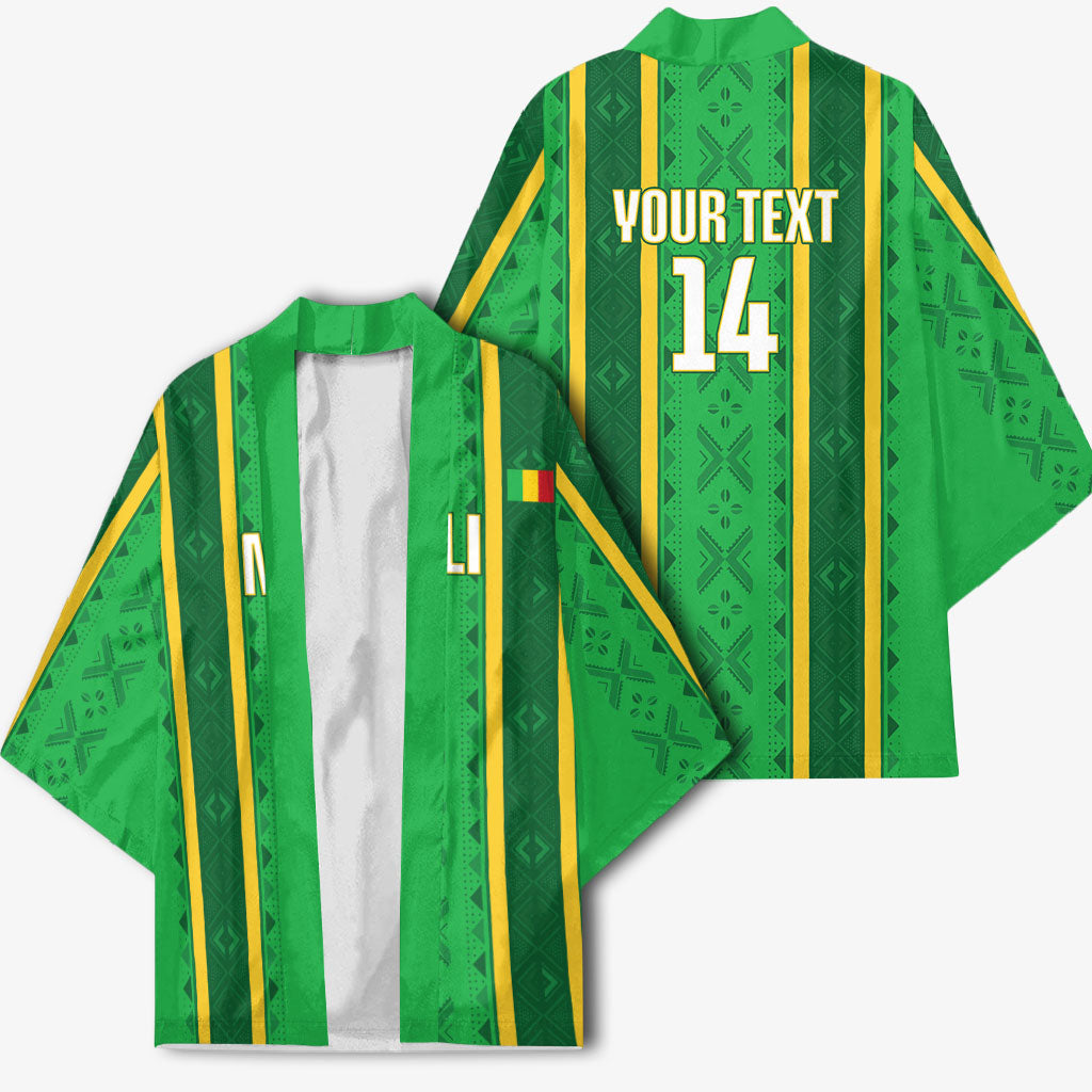 Mali Basketball Custom Kimono Mud Cloth Bogolan Pattern