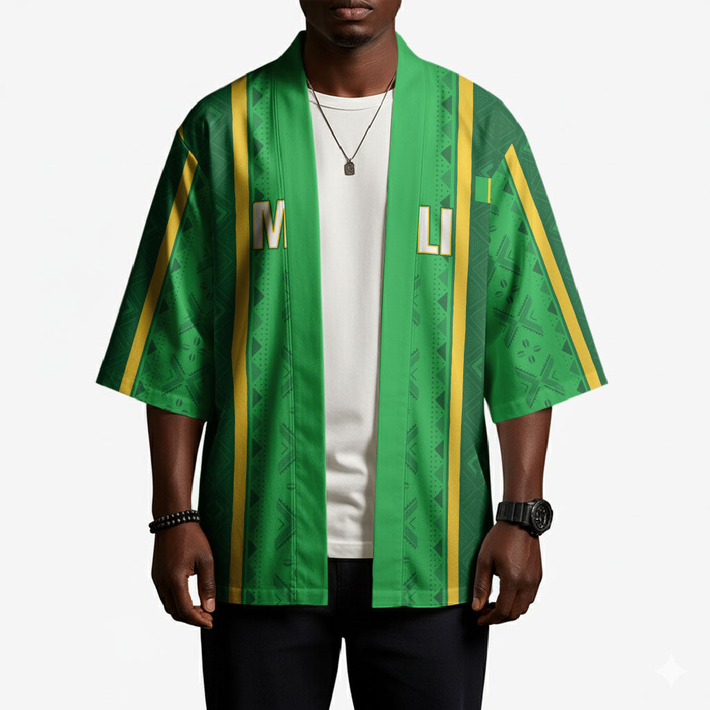 Mali Basketball Custom Kimono Mud Cloth Bogolan Pattern