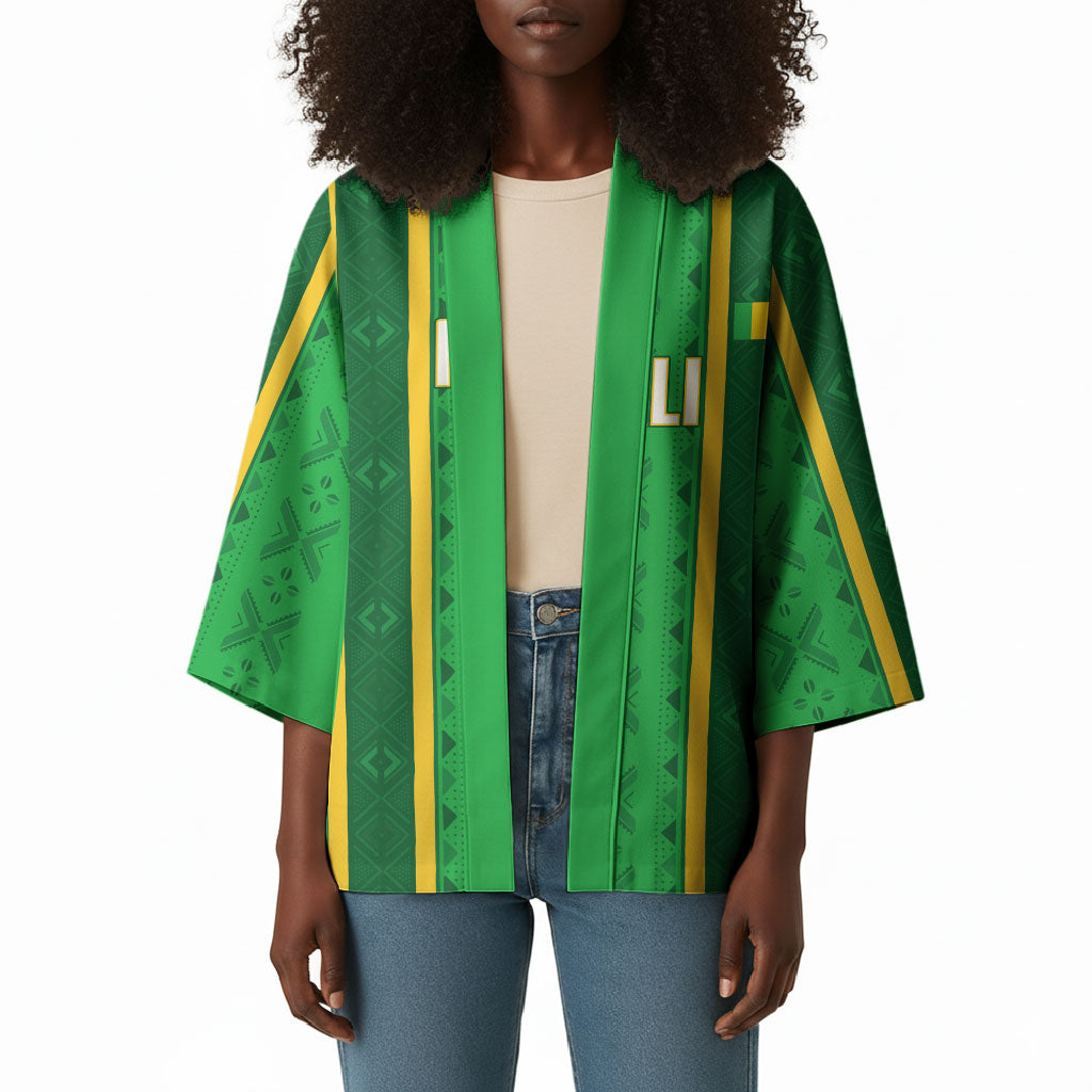 Mali Basketball Custom Kimono Mud Cloth Bogolan Pattern