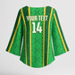Mali Basketball Custom Kimono Sleeve Blouse Mud Cloth Bogolan Pattern