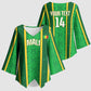 Mali Basketball Custom Kimono Sleeve Blouse Mud Cloth Bogolan Pattern