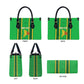 Mali Basketball Custom Leather Bag Mud Cloth Bogolan Pattern