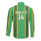 Mali Basketball Custom Long Sleeve Button Shirt Mud Cloth Bogolan Pattern