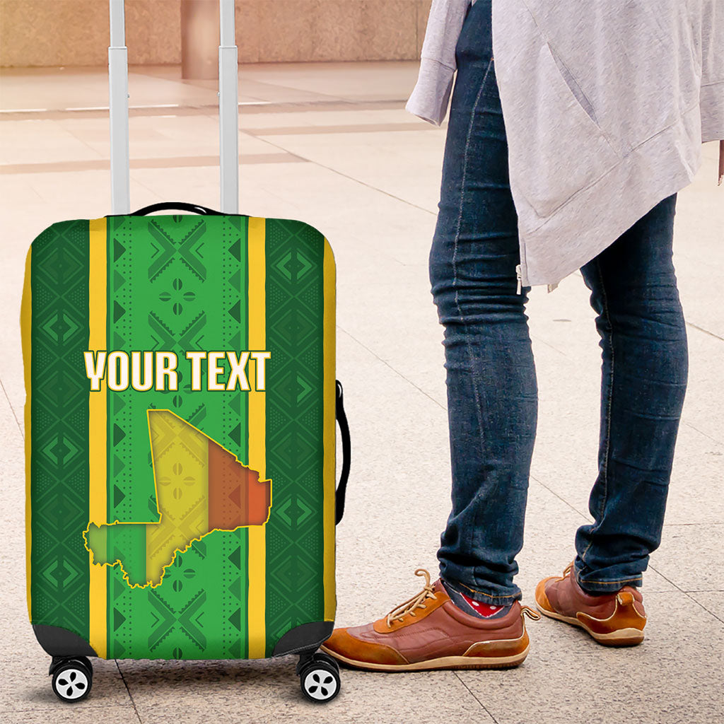 Mali Basketball Custom Luggage Cover Mud Cloth Bogolan Pattern