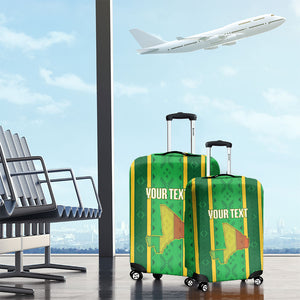 Mali Basketball Custom Luggage Cover Mud Cloth Bogolan Pattern