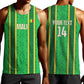 Mali Basketball Custom Men Tank Top Mud Cloth Bogolan Pattern
