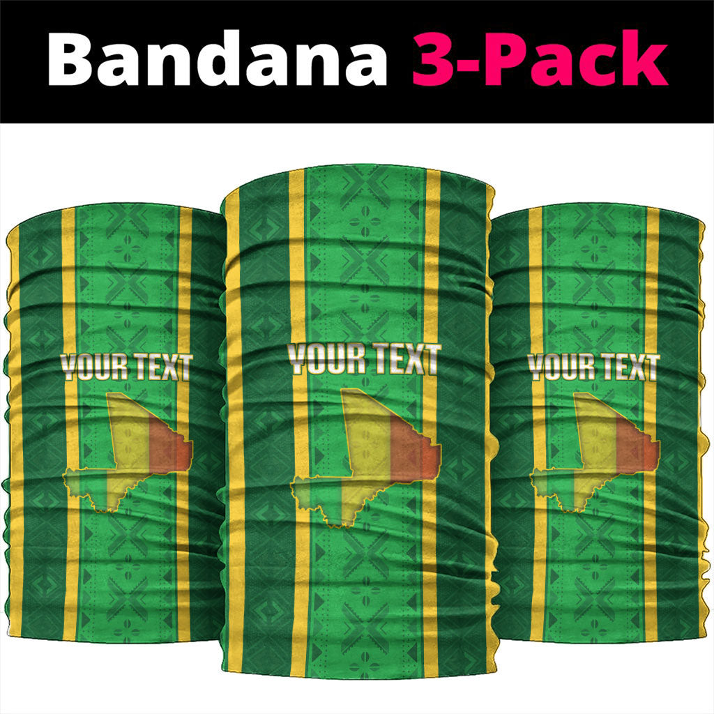 Mali Basketball Custom Neck Gaiter Mud Cloth Bogolan Pattern