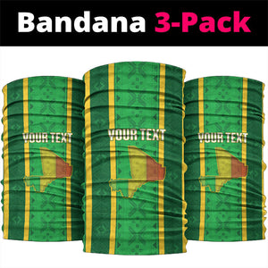 Mali Basketball Custom Neck Gaiter Mud Cloth Bogolan Pattern