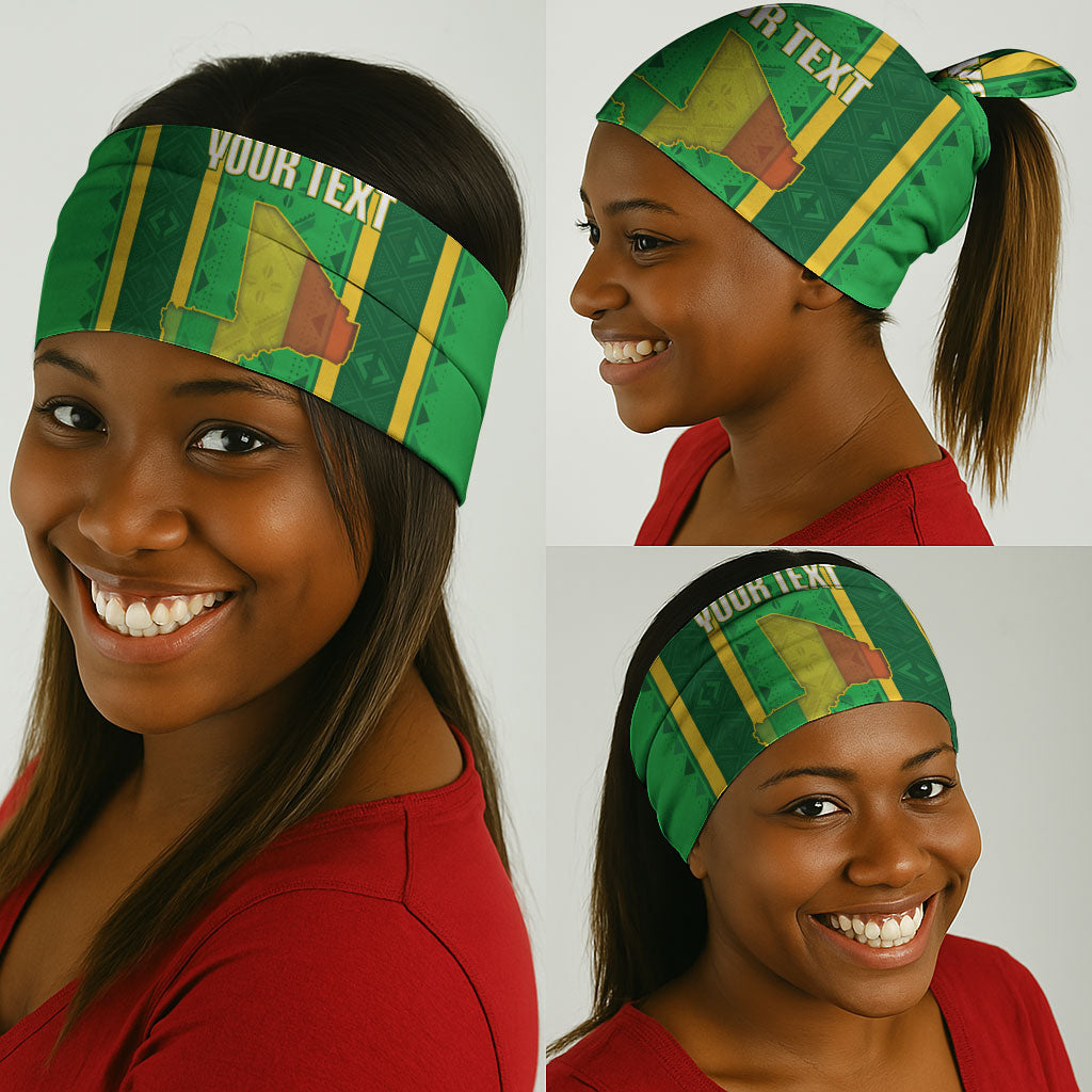 Mali Basketball Custom Neck Gaiter Mud Cloth Bogolan Pattern