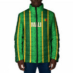 Mali Basketball Custom Padded Jacket Mud Cloth Bogolan Pattern