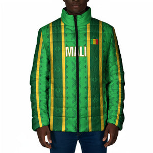 Mali Basketball Custom Padded Jacket Mud Cloth Bogolan Pattern