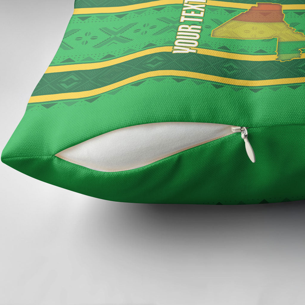 Mali Basketball Custom Pillow Cover Mud Cloth Bogolan Pattern