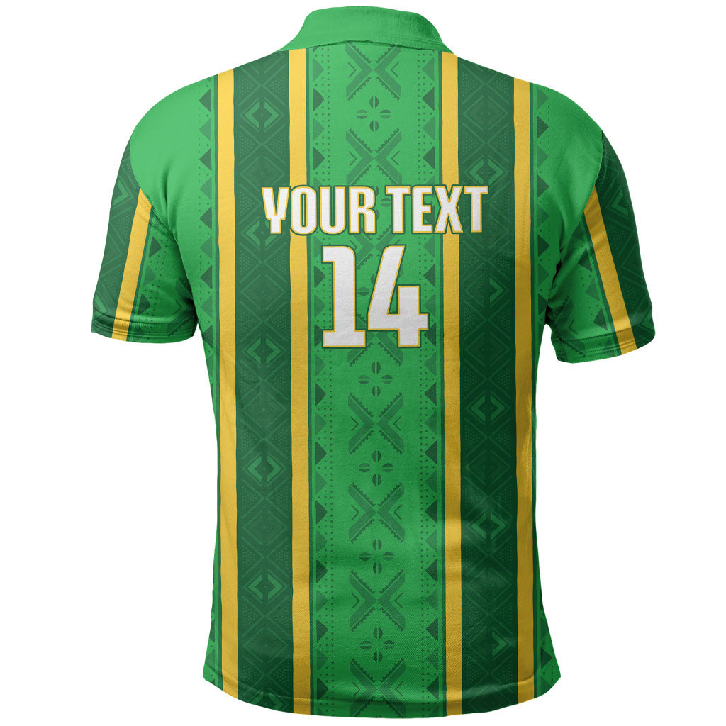 Mali Basketball Custom Polo Shirt Mud Cloth Bogolan Pattern