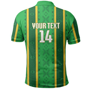 Mali Basketball Custom Polo Shirt Mud Cloth Bogolan Pattern