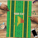 Mali Basketball Custom Puzzle Mud Cloth Bogolan Pattern