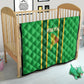 Mali Basketball Custom Quilt Mud Cloth Bogolan Pattern