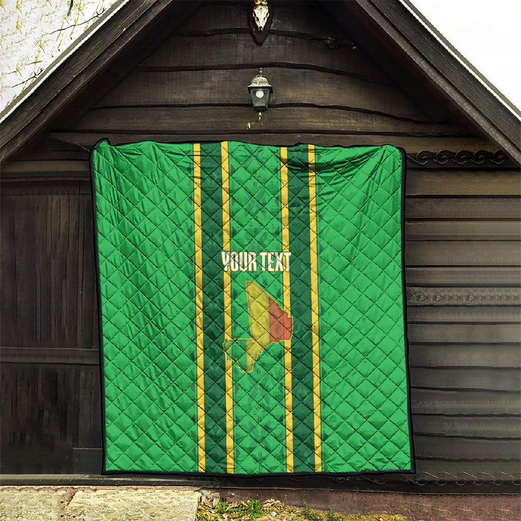 Mali Basketball Custom Quilt Mud Cloth Bogolan Pattern