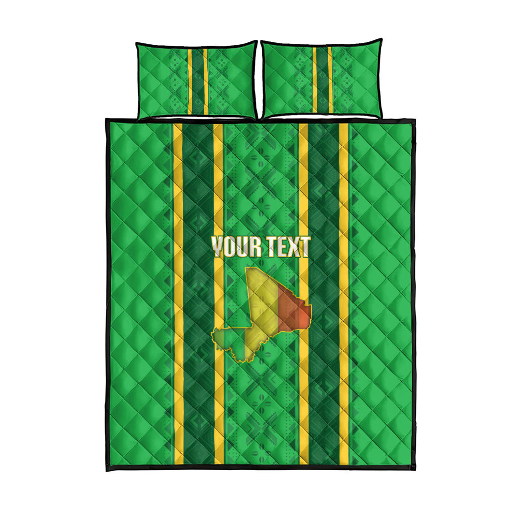 Mali Basketball Custom Quilt Bed Set Mud Cloth Bogolan Pattern
